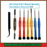 Precision 8 In 1 Repair Opening Screwdriver Tweezers Kit