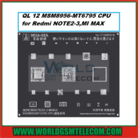 QL12 MSM8956MT6795 CPU Redmi NOTE2/3,MI MAX