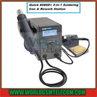 Quick 8586D+ 2-in-1 Soldering Iron &  Rework Station