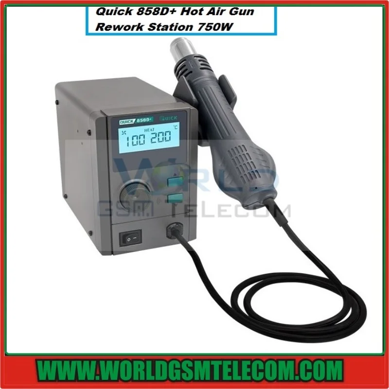 Quick 858D+ Hot Air Gun Soldering Station 750W