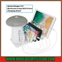 5 Port Quick Charger + Lamp