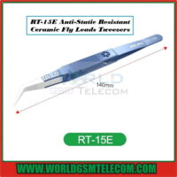 RT-15E Anti-Static Resistant Ceramic  Fly Leads Tweezers