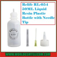 Relife RL-054 50ML Liquid Resin Plastic Bottle with Needle Tip