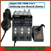 Sugon 202 760W 2-in-1 Soldering Iron Hot Air Gun Rework Station