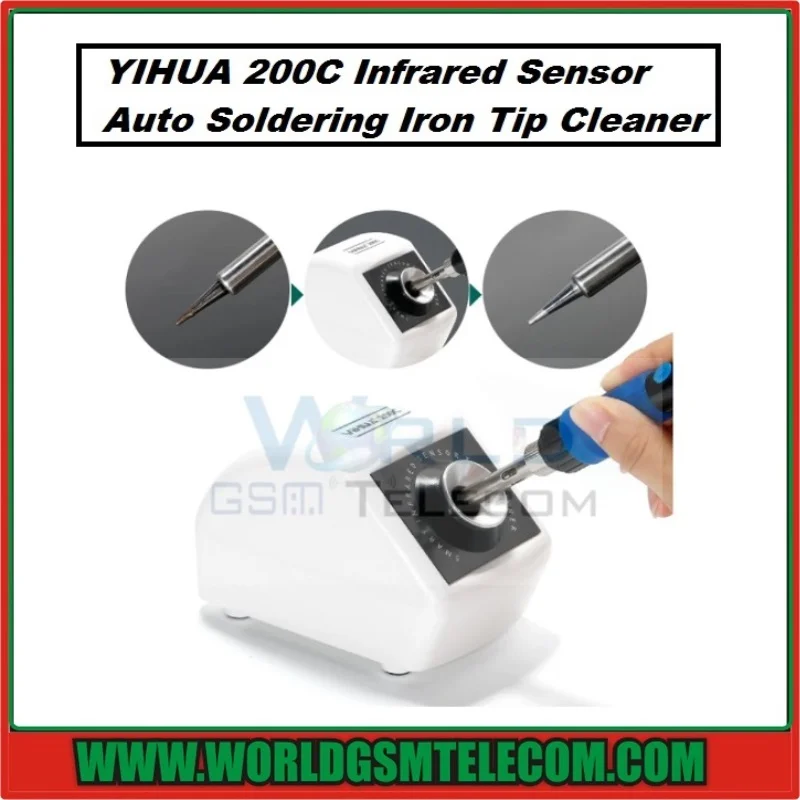YIHUA 200C Infrared Sensor Auto Soldering Iron Tip Cleaner