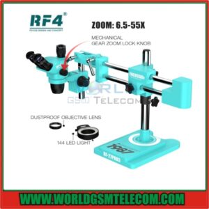 RF4-27Pro3 Trinocular Double arm Boom stand Microscope 