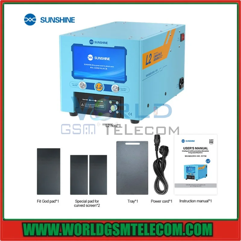 Sunshine L2 7-inch Smart LCD Laminating & Defoaming All-in-One Machine shop now at World Gsm Telecom