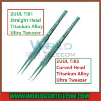 2UUL Titanium Alloy Ultraprecise Tweezer Ti01 & Ti02