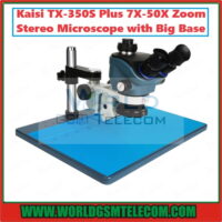 Kaisi TX-350S Plus 7X-50X Zoom Stereo Microscope with Big Base
