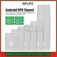 RELIFE RL-044 Android series chip planting tin steel stencil set 58