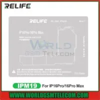 RELIFE RL-044 IPM19 Stencil for IP16 Pro Max