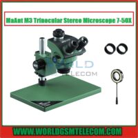  MAANT M3 Trinocular WF10X/23 Stereo Microscope 7-50X Continuous Zoom
