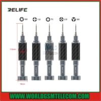 RELIFE RL-729A Steel Cannon King S2 Steel 2D Screwdriver Set
