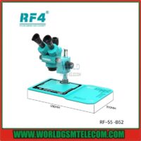 RF4 RF-55-B52 6.5-55X Synchronous Zoom Trinocular Stereo Microscope