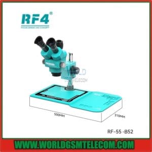 RF4 RF-55-B52 6.5-55X Synchronous Zoom Trinocular Stereo Microscope