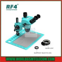 RF4 RF6565ProD2 6.5-65X Zoom Trinocular Stereo Microscope with Aluminium Alloy Base