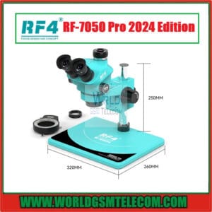 RF4 RF7050Pro 7-50X Synchronous Zoom Stereo Microscope 2024