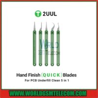 2UUL DA22 Hand Finish QUICK Blades Set for PCB Underfill Clean