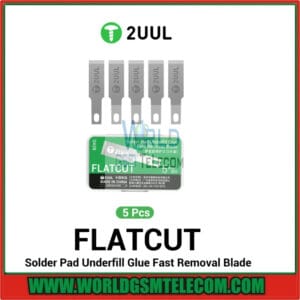 2uul DA28 FlatCut Solder Pad  Blades - 5Pcs Set