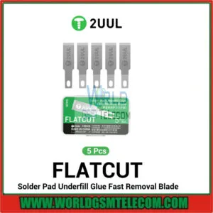 2uul DA28 FlatCut Solder Pad  Blades - 5Pcs Set