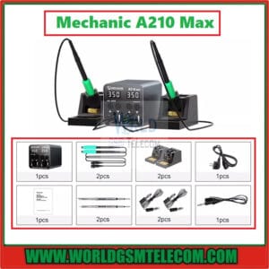 Mechanic A210 Max Double Station Intelligent Digital Display Soldering Station