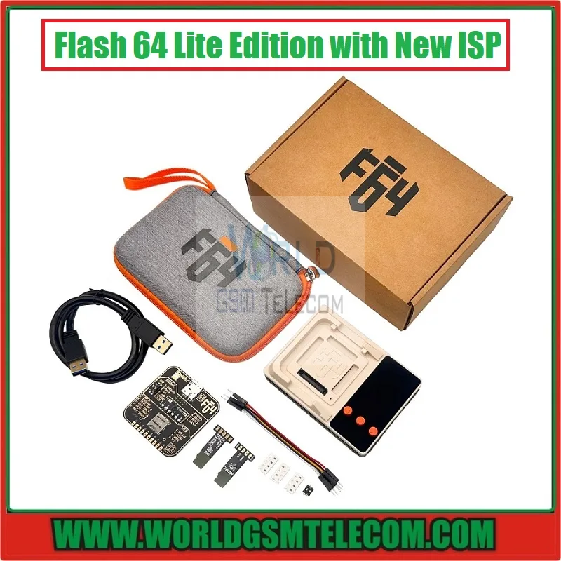 Flash64 F64 Lite Fastest UFS, eMMC, ISP Programmer shop now at World Gsm Telecom