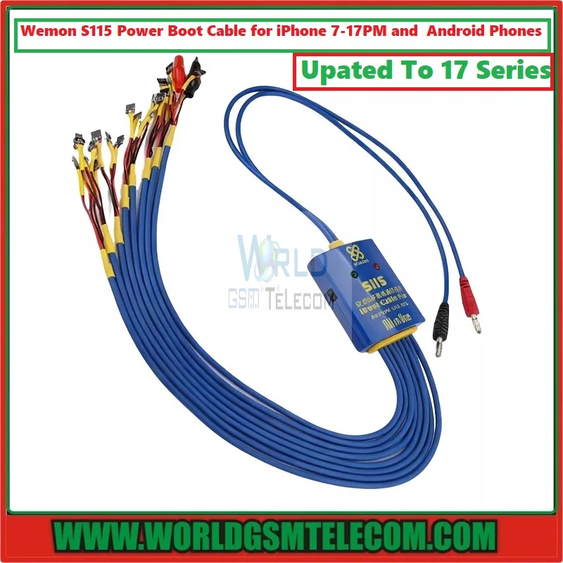 Wemon S115 Power Boot Cable for iPhone 7-17PM and All Android Phones