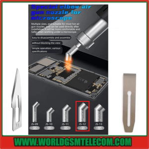 JTX Universal Elbow Hot Air Gun Nozzle JS-12 Size 10 MM