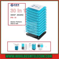 JTX SM-01 Swap Board Chips BGA Reballing Stencil Set for iPhone 8 to 16Pro Max