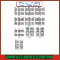 JTX-IP-Series IP A8-A17 -10-in-one-Green-Oil-UV-Stencils