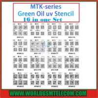 JTX-MTK-Series-Green-Oil-UV-16-in-one-Stencils