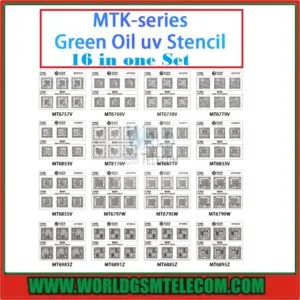 JTX-MTK-Series-Green-Oil-UV-16-in-one-Stencils