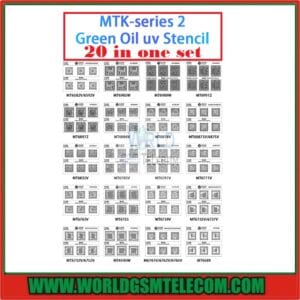 JTX-MTK2 Series -20-in-one-Green-Oil-UV-Stencils-Set