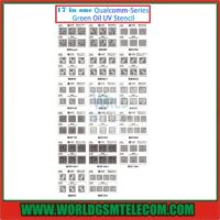 JTX-Qualcomm-17-in-one-Green-Oil-UV-Stencils Set