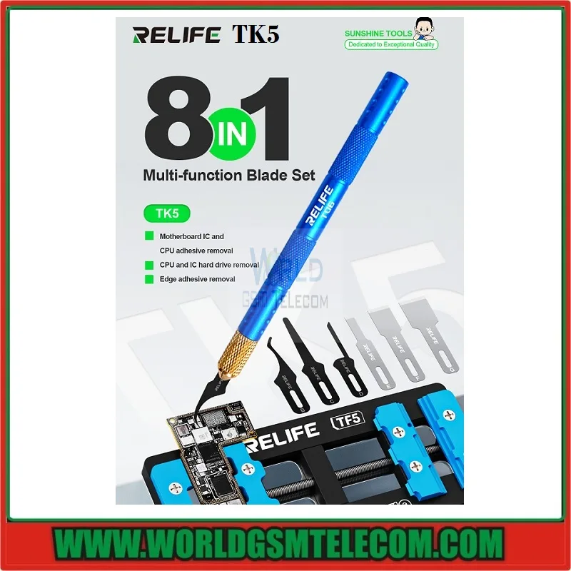 RELIFE TK5 8-in-1 Multifunctional Professional Blade Set