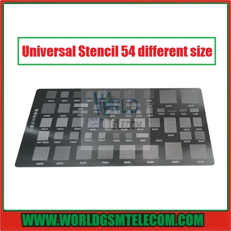 Universal BGA Reballing Stencils 55 Diffrent type  Reballing Stencil