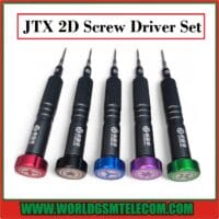 JTX JT-87 Anti-Slip  S2 Steel Precision 2D 5 in one Screwdriver Set