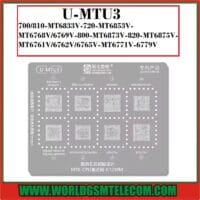 Amaoe U-MTU3 Series CPU BGA Reballing Stencil for MTK CPU