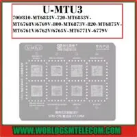 Amaoe U-MTU3 Series CPU BGA Reballing Stencil for MTK CPU