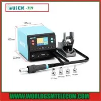 QUICK M9 Smart Lead-Free Hot Air 1300w Hot Air  Rework Solder Station Ai Voice