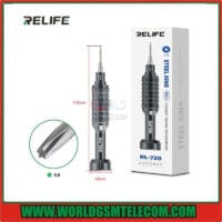 Relife RL-730 Steel Cannon King Classic Series Strong Magnetic S2 Bits 0.8 T5 Screwdriver
