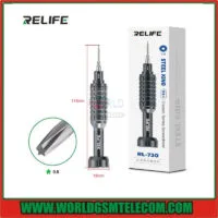 Relife RL-730 Steel Cannon King Classic Series Strong Magnetic S2 Bits 0.8 T5 Screwdriver