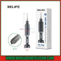 Relife RL-730 Steel Cannon King Classic Series Strong Magnetic S2 Bits 1.5 T4 Screwdriver