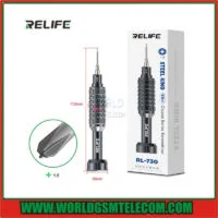 Relife RL-730 Steel Cannon King Classic Series Strong Magnetic S2 Bits 1.5 T4 Screwdriver