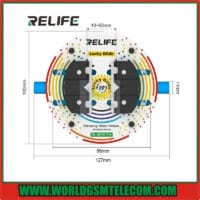 Relife RL-601Q Pro Rotating Damping Tempered  PCB Repair Glass Fixture