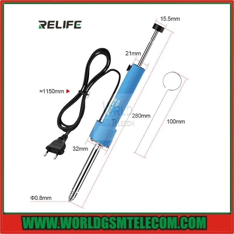 Relife TO5 30W Heating and Strong Suction Electric Desoldering Gun