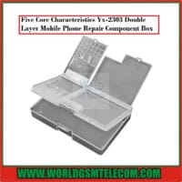 YX-2303-Box five core Double Layer Components storage Box