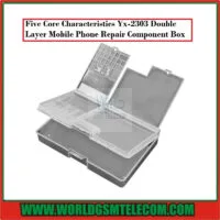YX-2303-Box five core Double Layer Components storage Box